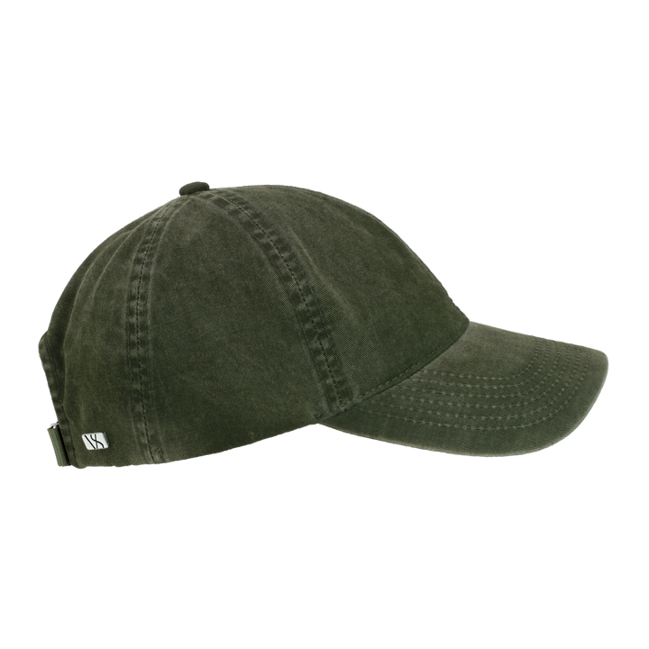 Washed Cotton Cap Green