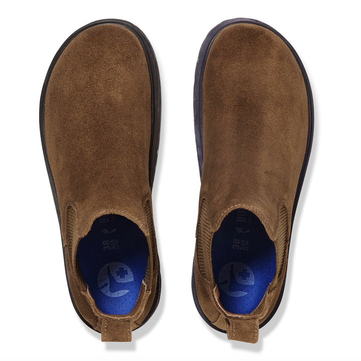Highwood Slip on Women Suede Leather Dark Tea