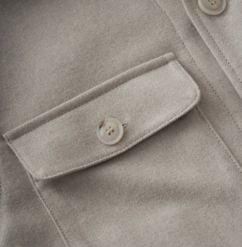 CARPER Overshirt Open White