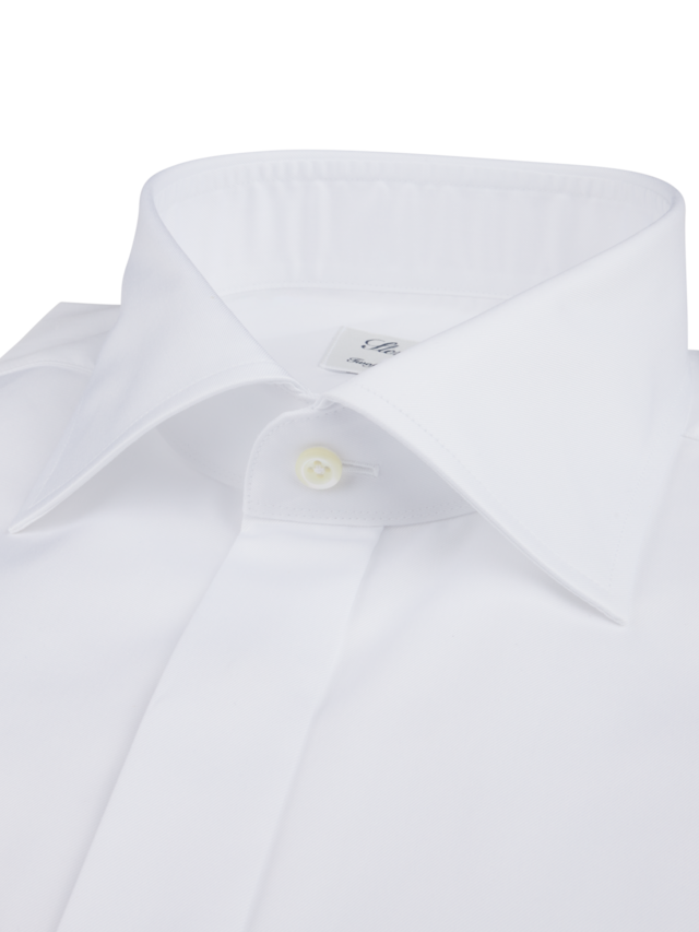 Tuxedo Shirt, XL-Sleeves White