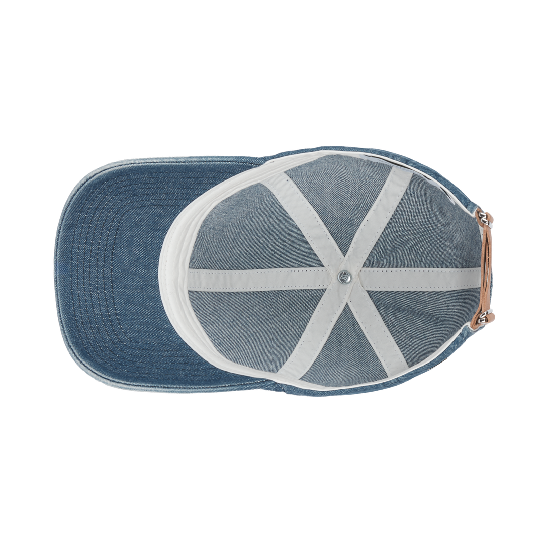 VARSITY HEADWEAR Washed Denim Cap Indigo Washed - Dale