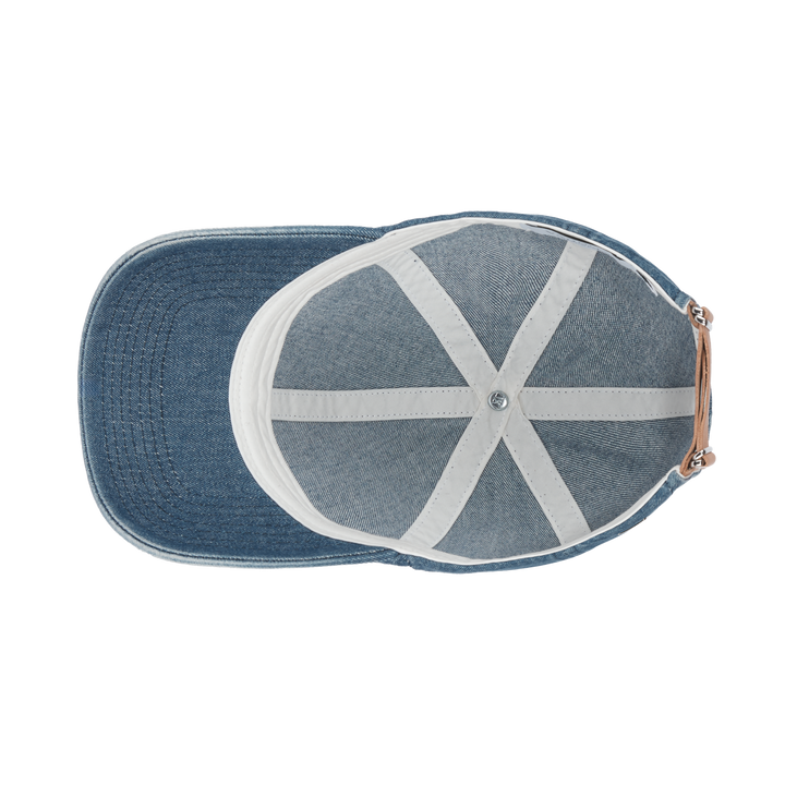 VARSITY HEADWEAR Washed Denim Cap Indigo Washed - Dale