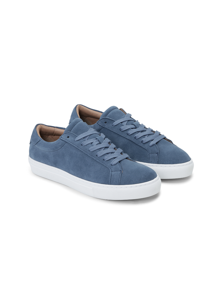 LES DEUX Theodor Suede Sneaker Dark Denim Blue - Dale