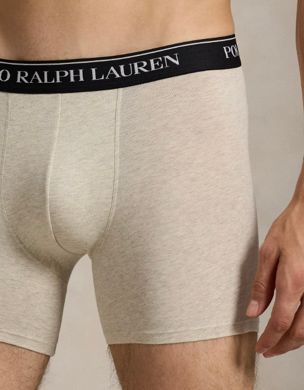 POLO RALPH LAUREN Stretch Cotton Boxer Brief 3-Pack - Dale