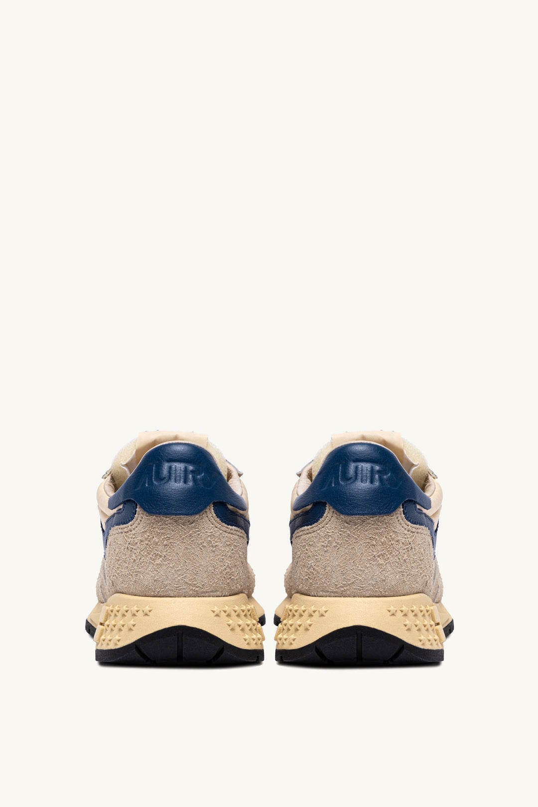 AUTRY Reelwind Low Suede Sneakers Ecru/Ensign Blue - Dale