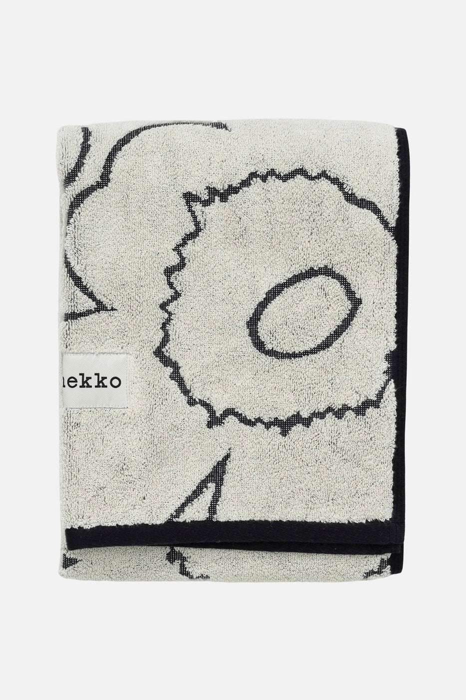 Piirto Unikko handtowel Ivory/Black