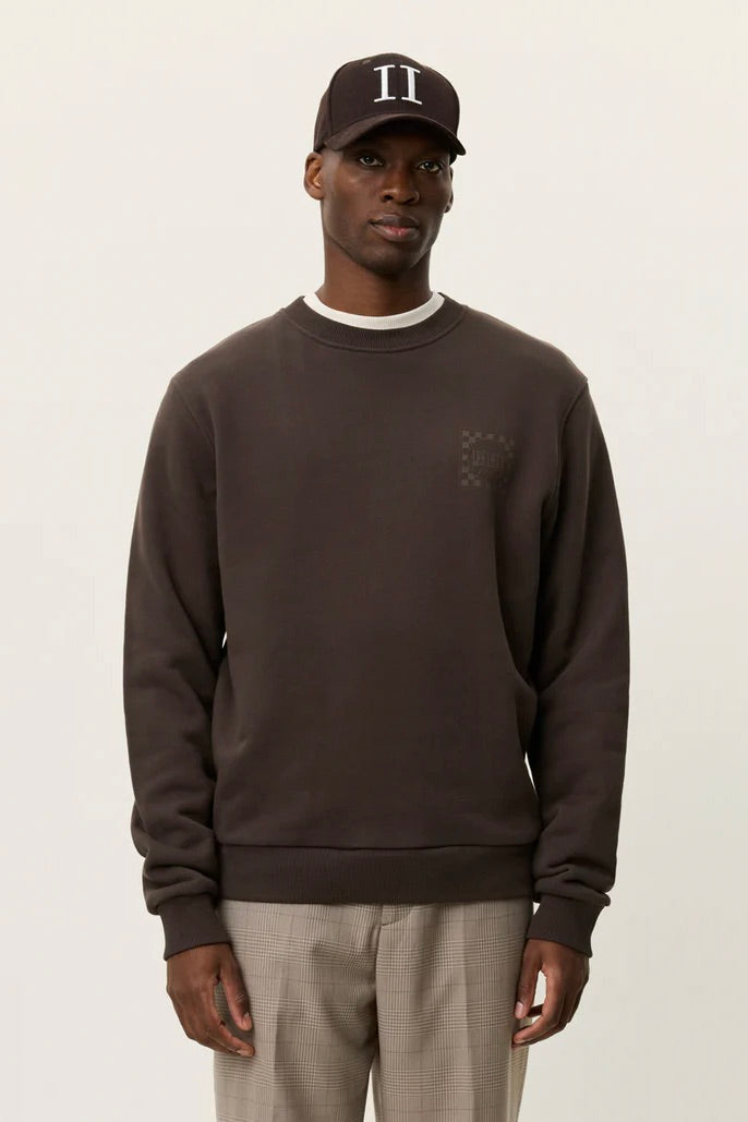 LES DEUX Ben Goods Sweatshirt Turkish Coffee Brown - Dale