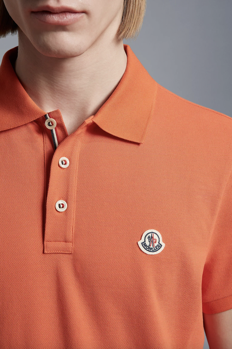 Logo Polo Shirt Orange