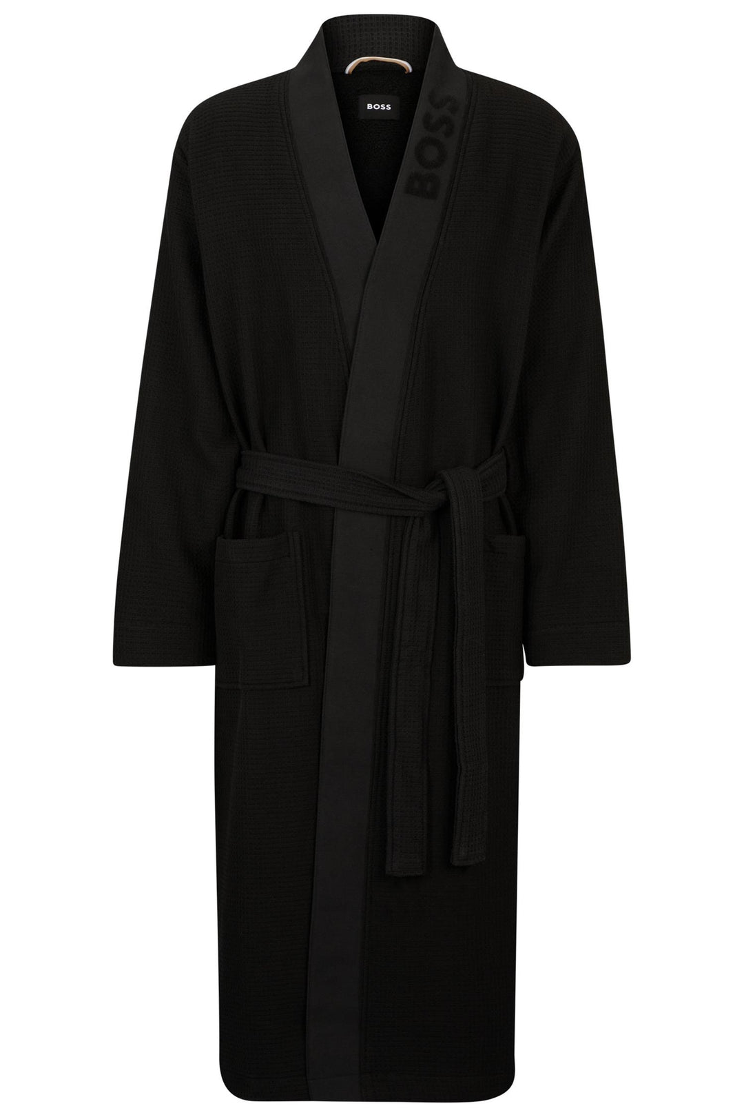 Waffle Kimono Black