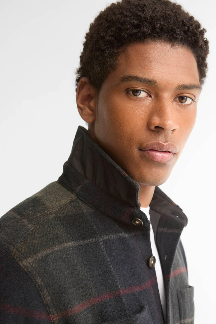 Barbour Woodlane Overshirt Shadow Classic