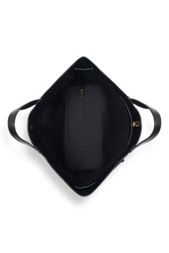 Elly Tote Small Grained Leather Black
