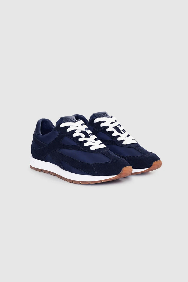 ANINE BING Juno Sneakers Navy Suede - Dale