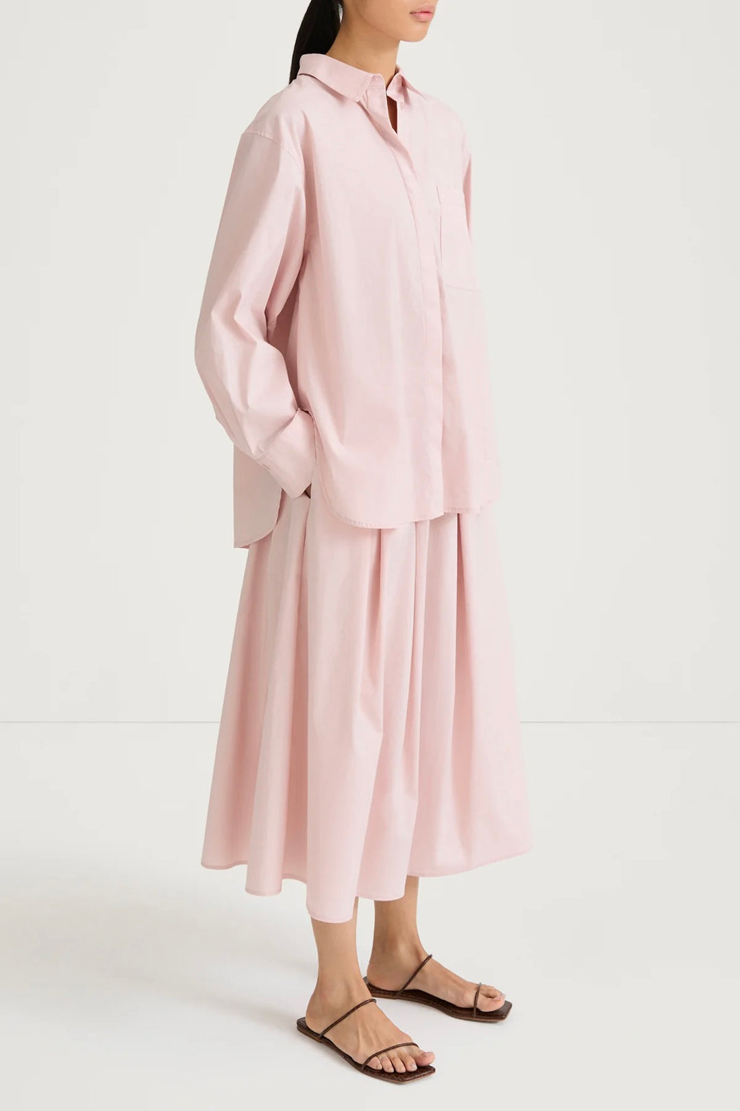 Jorina Maxi Skirt Off Pink
