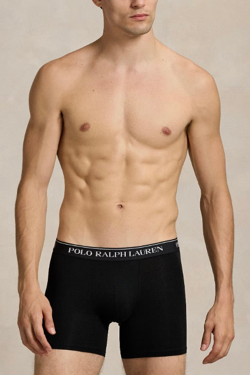 POLO RALPH LAUREN Stretch Cotton Boxer Brief 3-Pack - Dale