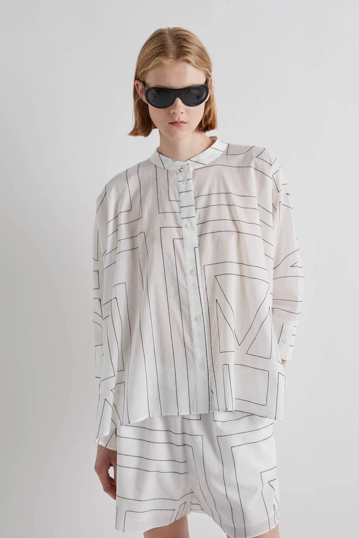 Shirt Offwhite/Nero Ricam