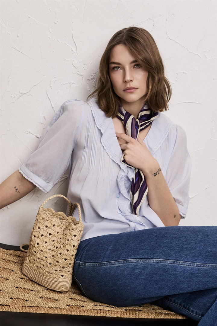 Elliot Shortsleeve Dusty Blue