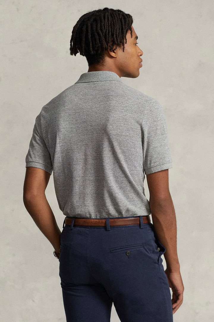 The Iconic Mesh Polo Shirt Canterbery Heather