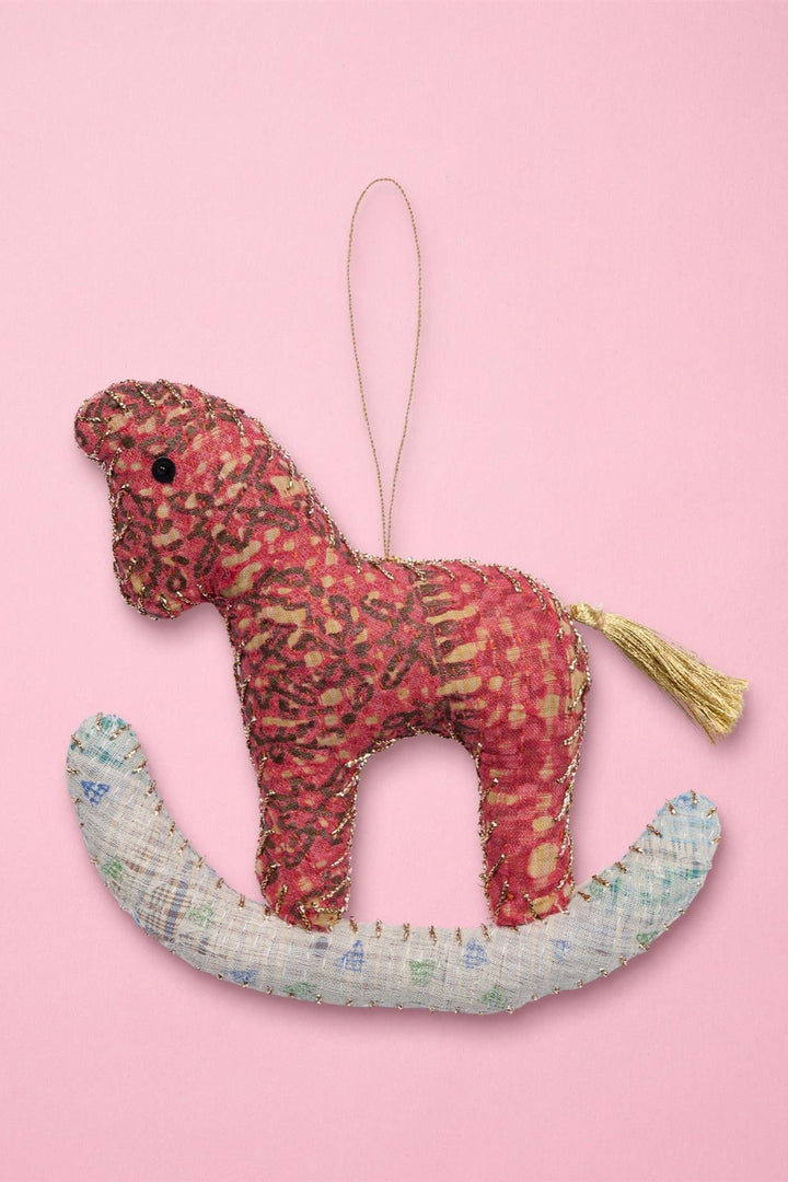 Rocking Kantha Horse Ornament Arion Star