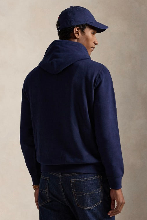 The RL Fleece Hoodie Cruise Navy