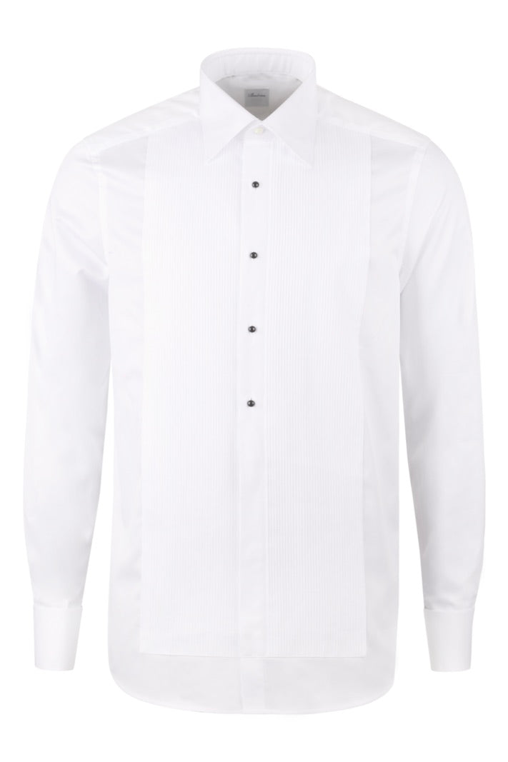 Regular, C56 Fit Front Open Pleats DR Cuff White