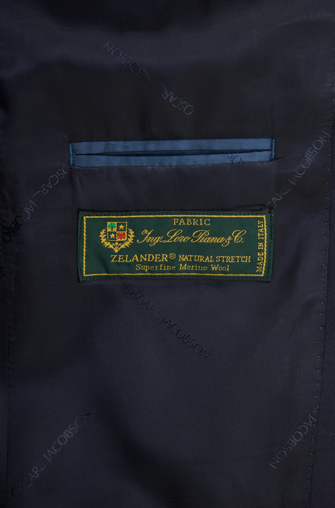 Fogerty Dandy Loro Piana Suit Navy