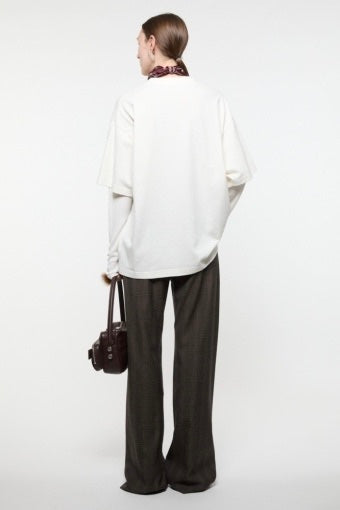 Embroidered T-Shirt Offwhite/Ecru