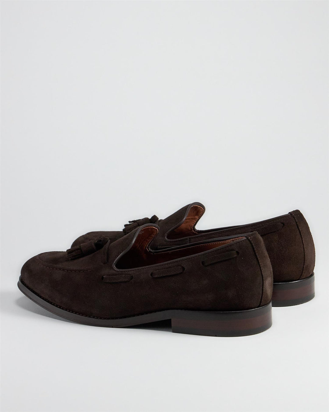 1037 Suede Loafer Dark Brown