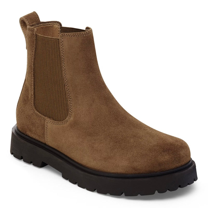 BIRKENSTOCK Highwood Slip on Women Suede Leather Dark Tea - Dale