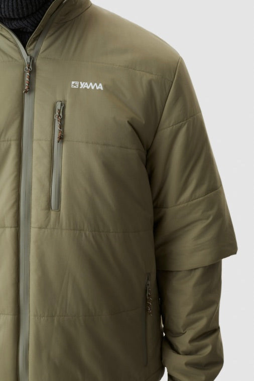 Strata Puffer Jacket Moss Green