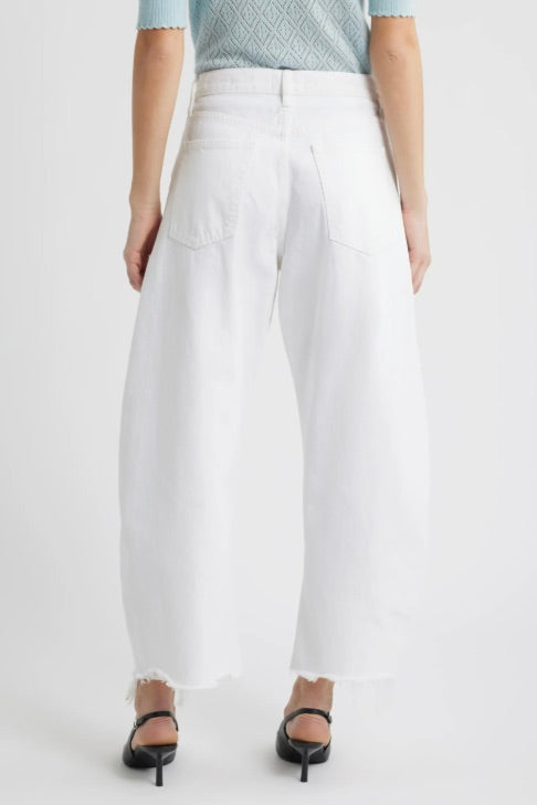 FRAME The Bubble Crop White New Fray - Dale