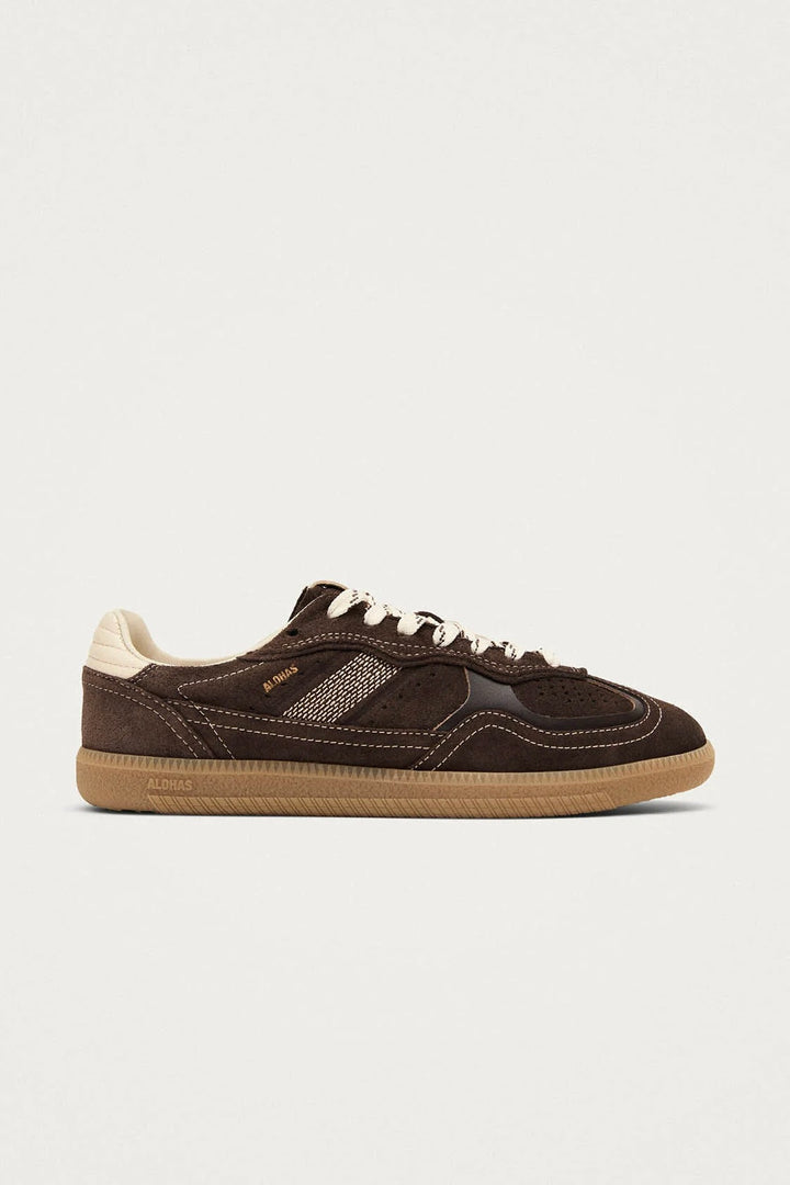 Tb. 490 Rife Chocolate Cream Leather Sneakers