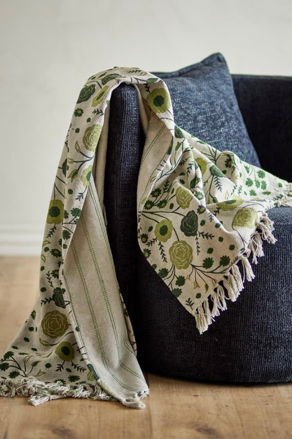 BLOOMINGVILLE Eydis Throw Green/Multi - Dale