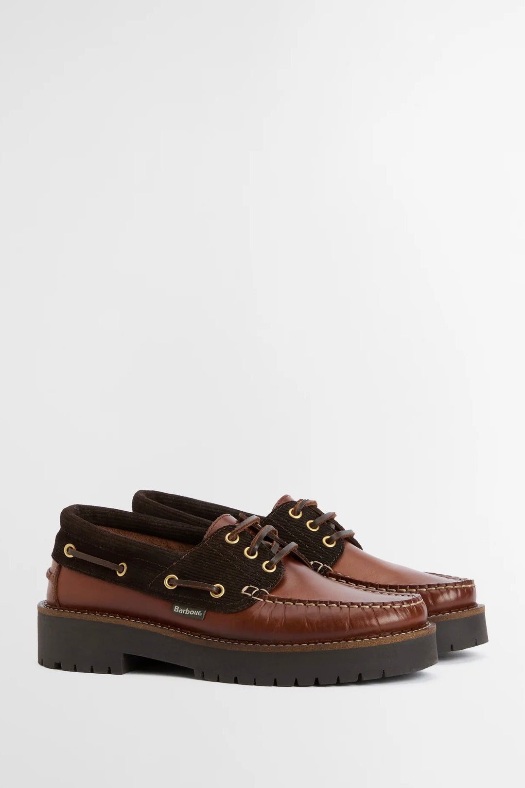 BARBOUR Darras Boat Shoe Dark Brown - Dale