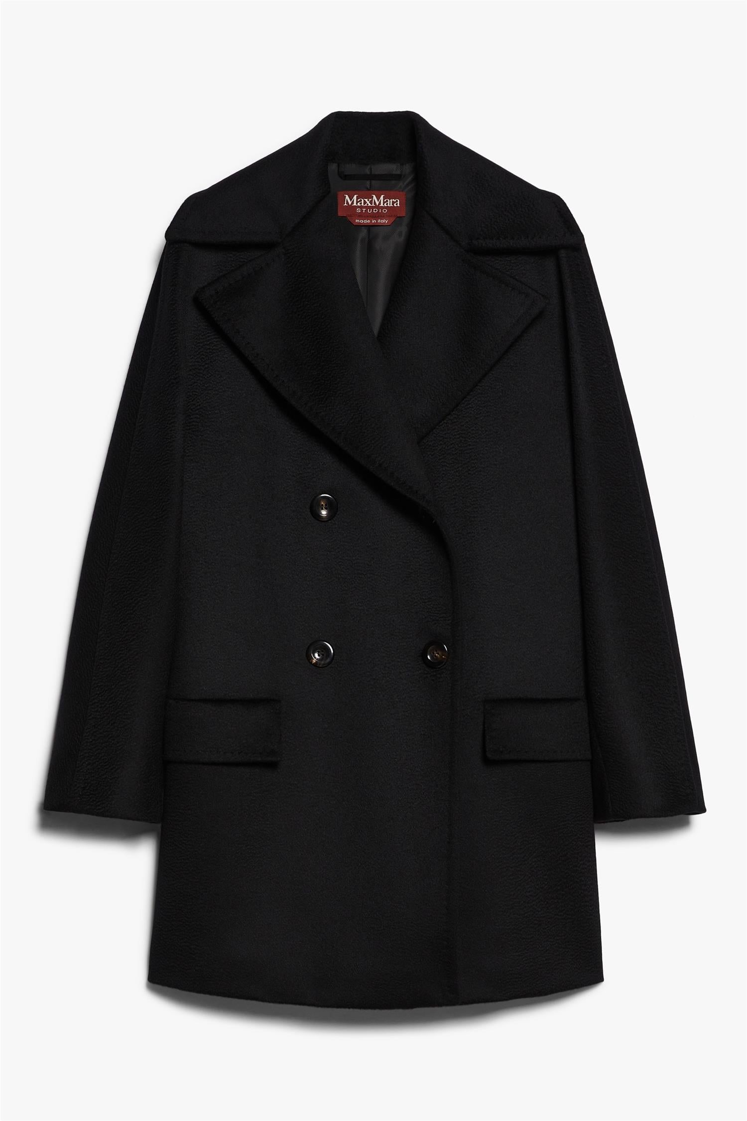 コート MAX MARA BLACK WOOL KENT COAT MAX MARA | Kent Wool Short Coat | Dale