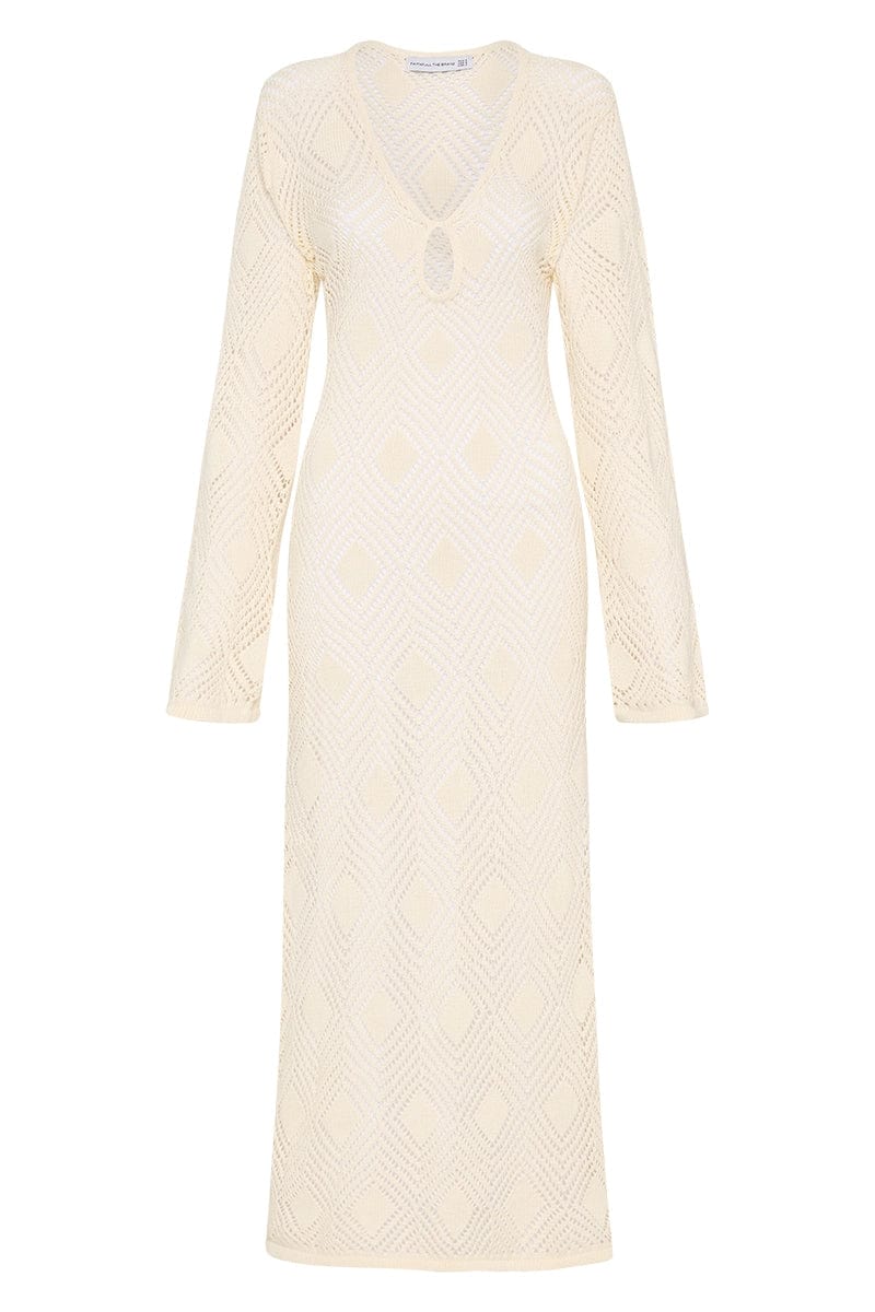 FAITHFULL THE BRAND - SERENA POINTELLE KNIT DRESS - Dale