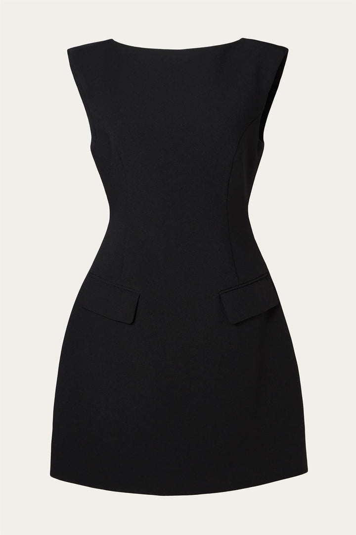 BY MALINA Adelina High Neck Mini Dress - Dale