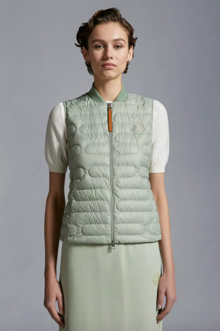 Perille Vest Pale Green