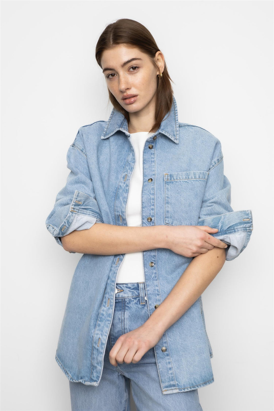 CAMILLA PIHL DENIM Alex Shirt Light Blue - Dale