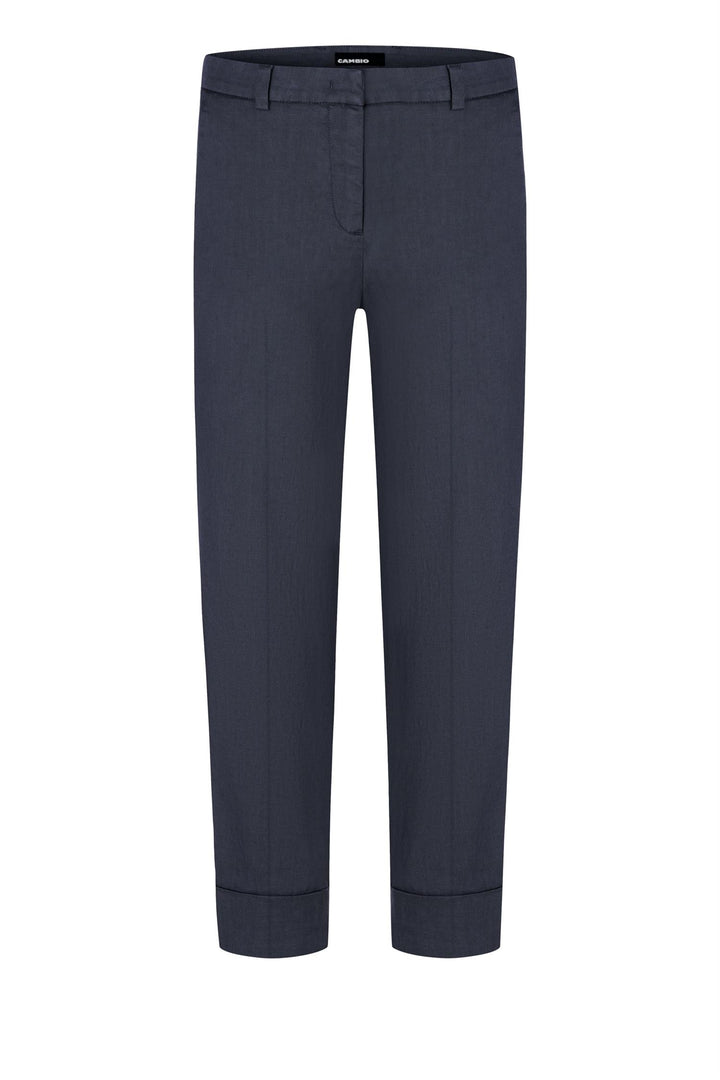CAMBIO Krystal Linen Pant Dark Night - Dale