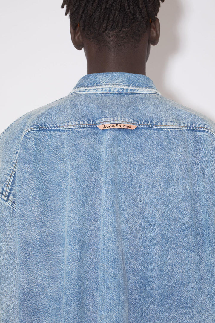 Denim Button-Up Shirt