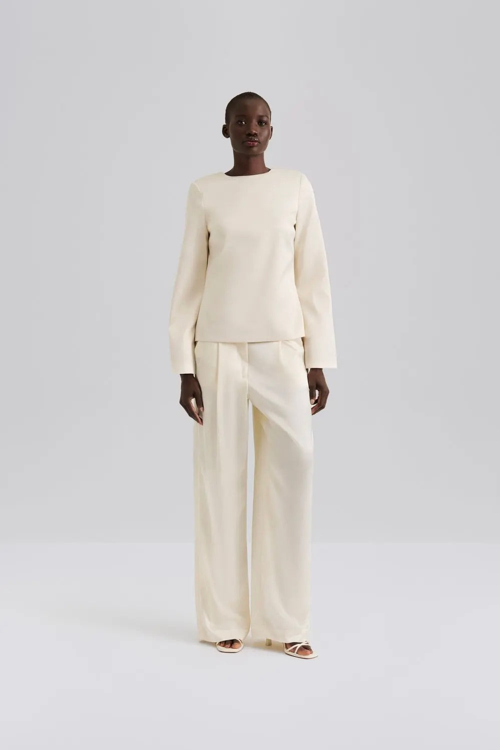 Elna Bow Detailed Top Vanilla