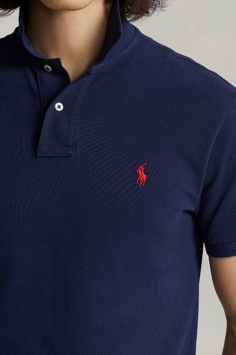 The Iconic Mesh Polo Shirt Newport Navy