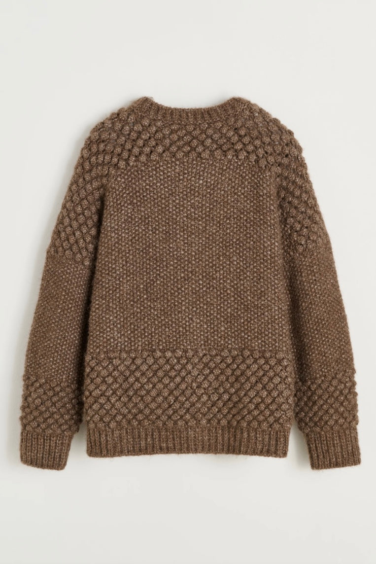 Sierra Cardigan Pure Brownie
