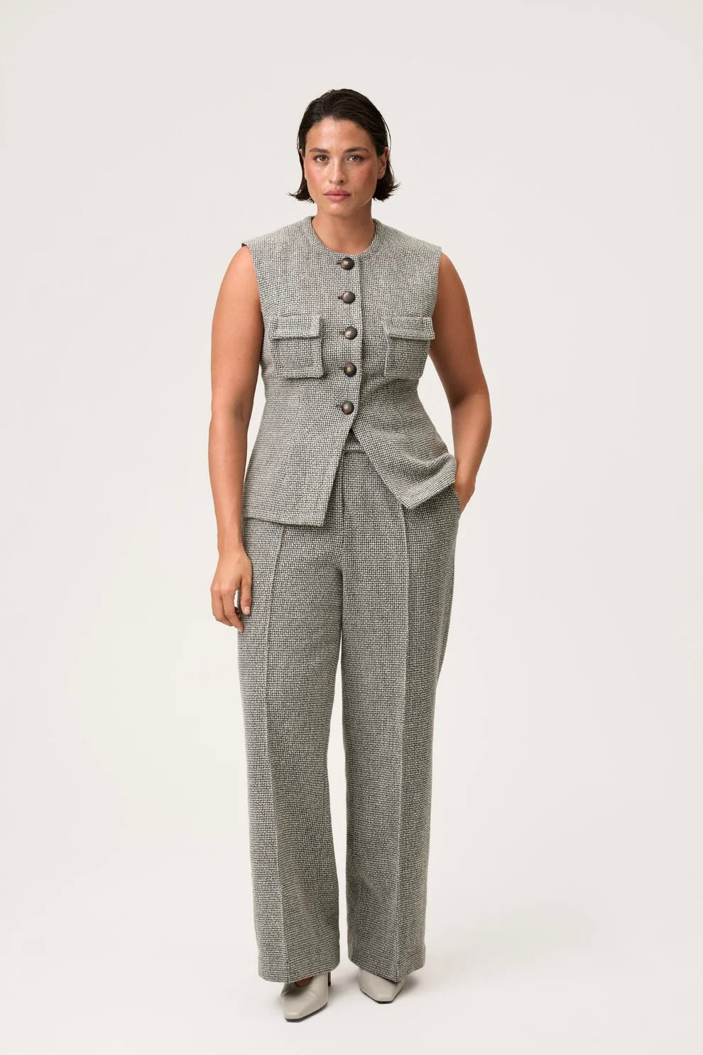 Bremen Pants Grey Melange