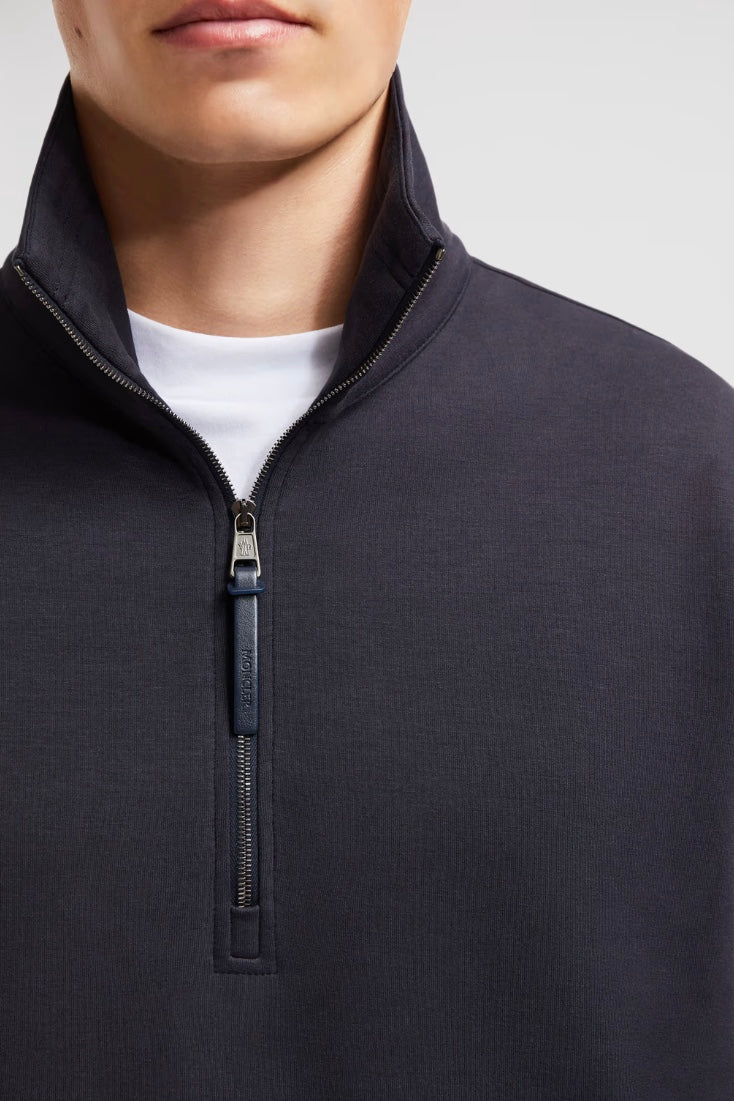Cotton Half-Zip Sweatshirt