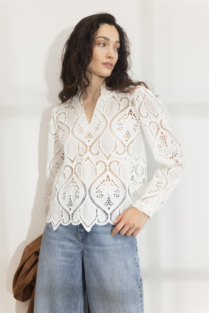 Amelia Blouse White