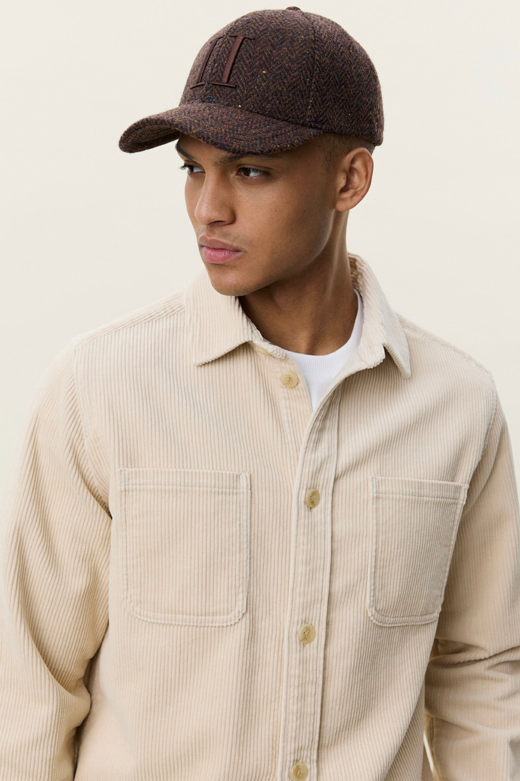 Corduroy Overshirt Ivory