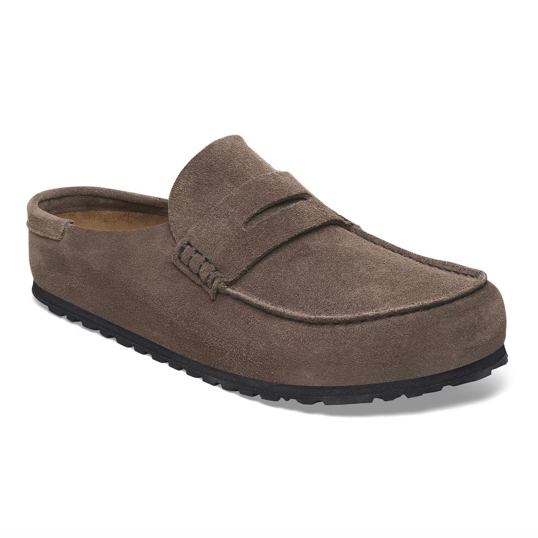 Naples Wrapped Suede Leather Herre Gray
