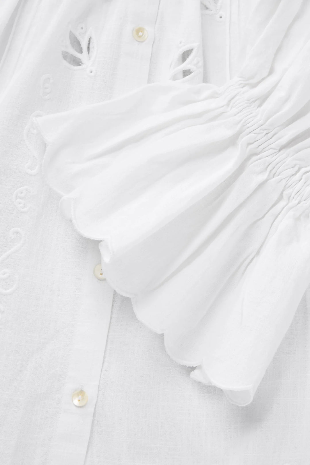 SKALL studio Fleurie Blouse Optic White - Dale