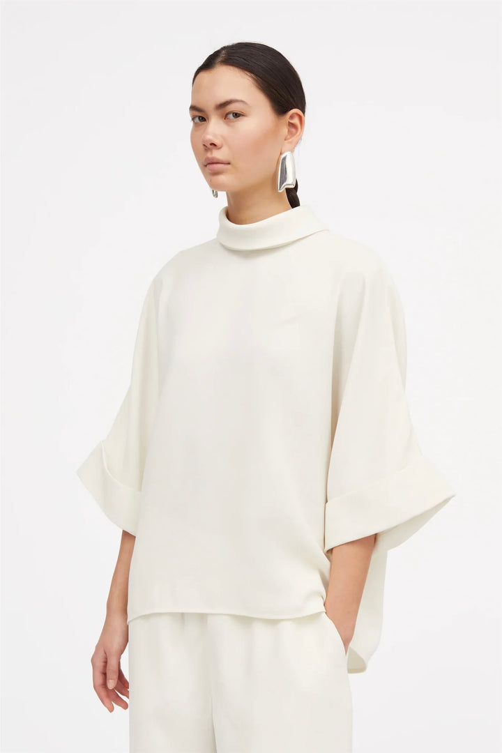 Bailee Crepe Georgette Ivory